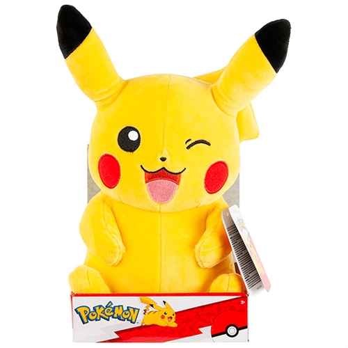 Pokémon Plushie - Blinkende Pikachu 30 cm - Pokemon Legetøj